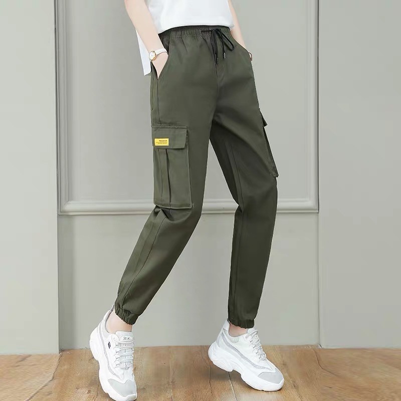 Baycosin Cargo Pants Women High Waisted Wide Leg Straight Leg