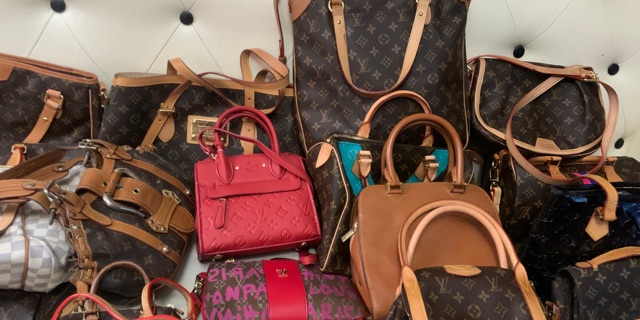 Louis Vuitton handbags , Gucci, Fendi at my Dillard's, pre-loved