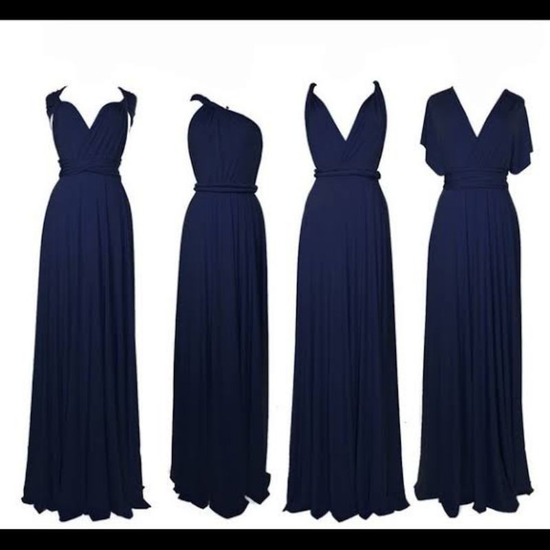 Navy blue best sale infinity dress