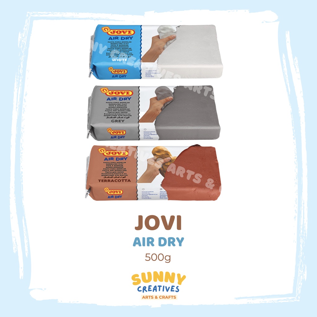 Jovi White Air Dry Modelling Clay 500g