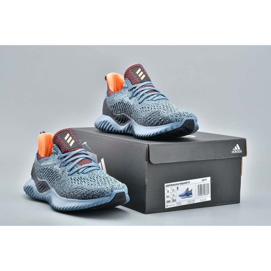 Adidas alphabounce blue on sale orange