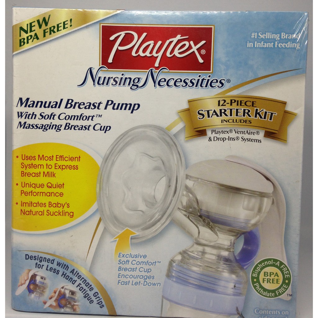 Nursing Necessities Manual Breast Pump Kit, Playtex