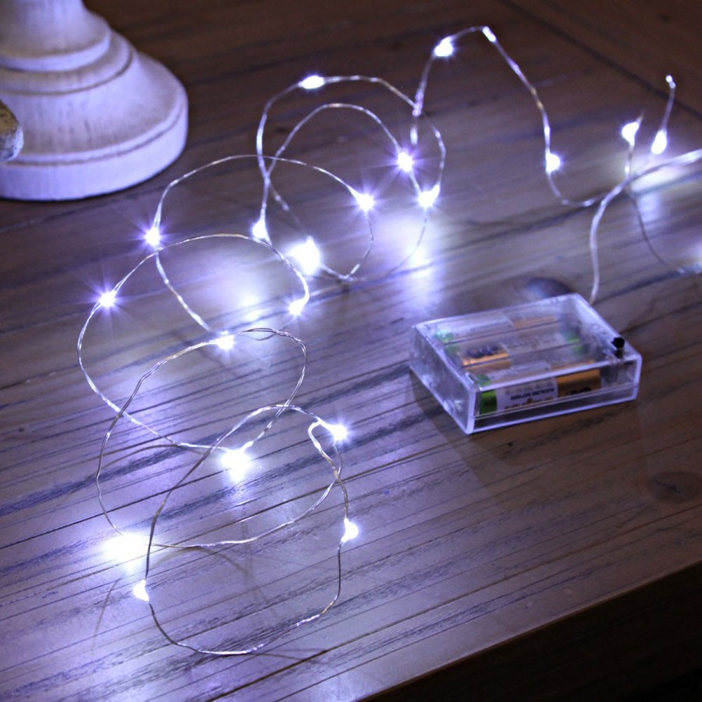 White fairy deals lights battery operated