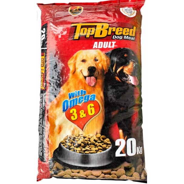 Top Breed Dog Food Adult 20 Kilos 20 kg URC Robina Shopee