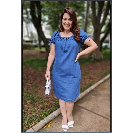 Denim dresses for plus size outlet ladies