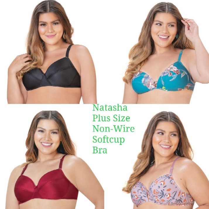 Natasha Bra - Plus Size Soft Cup Non Wire Bra