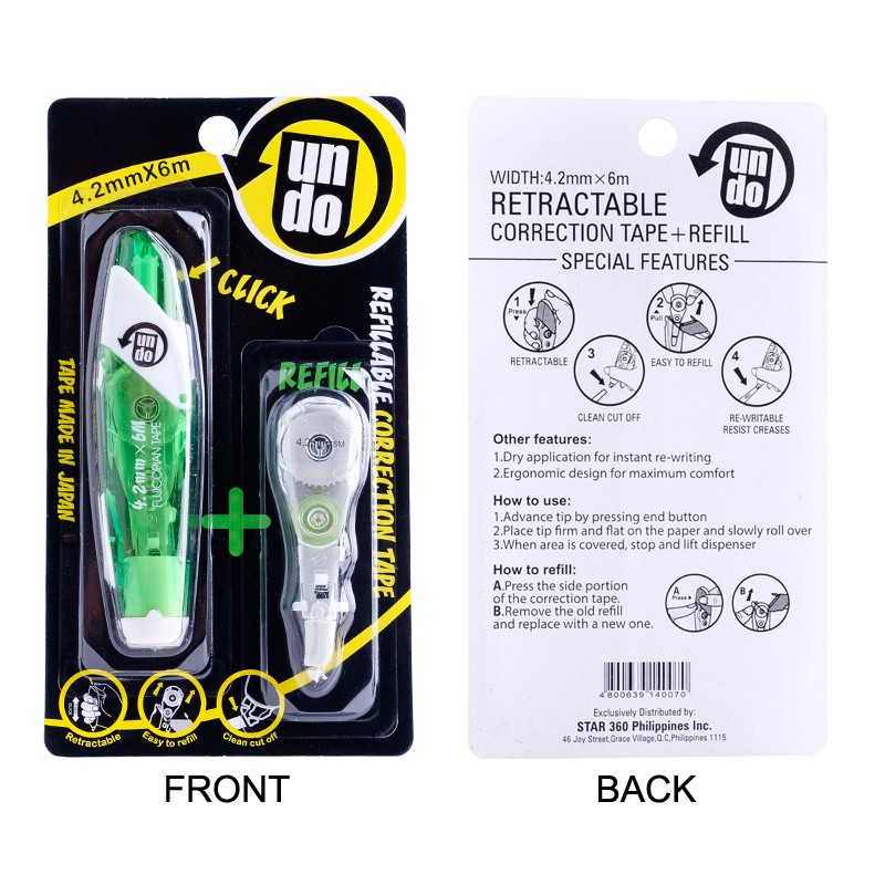 UNDO Correction Tape