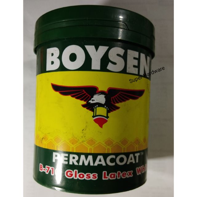 Boysen Flat Latex / Gloss Latex / Semi Gloss Latex Paint White 1