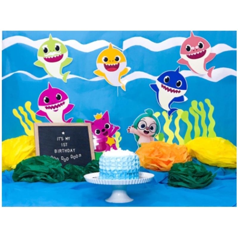 BABY SHARK CHARACTER CUT-OUTS-CUSTOMIZED
