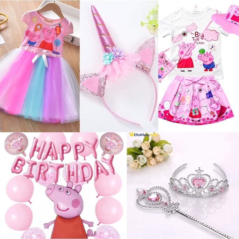 Peppa pig hotsell birthday party dress