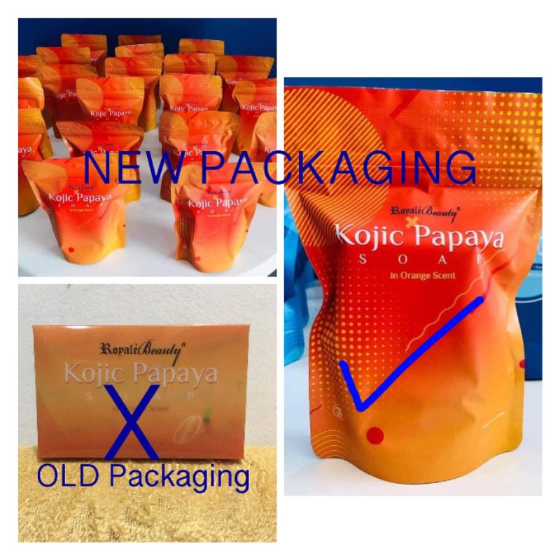 Royale Kojic Papaya Soap PREMIUM New Packaging Shopee Philippines