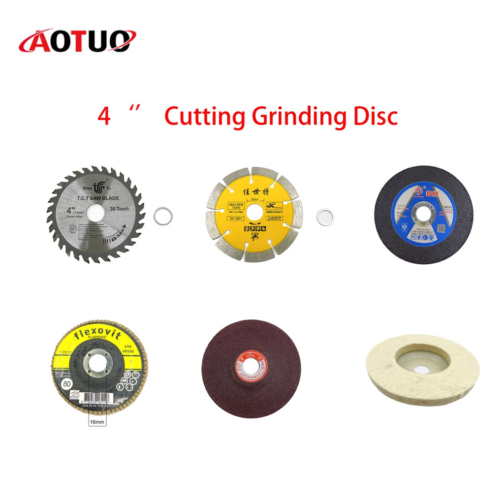 Angle grinder blade store for wood