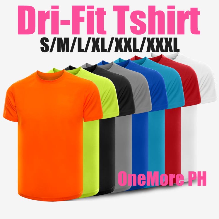 Dri-Fit Tshirt Quick Dry Climalite Breathable Plain Tshirts Sports Training  Tops Drifit Jersey