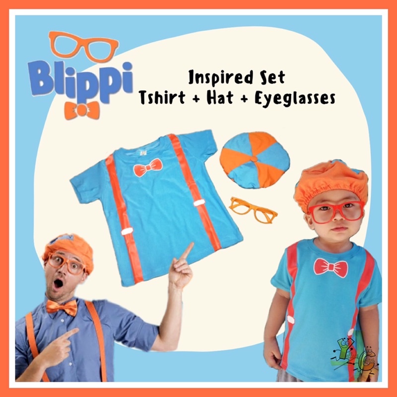BLIPPI Inspired Costume Set - Dress Like Blippi