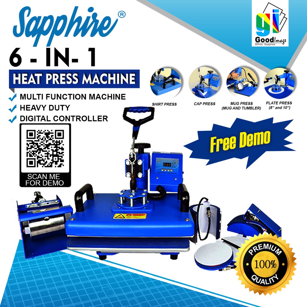 6 in 1 store heat press