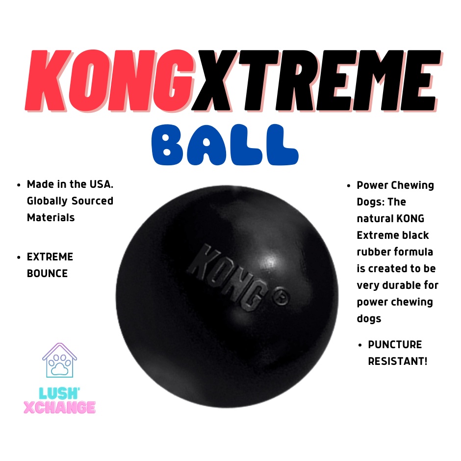 Kong extreme black clearance ball dog toy