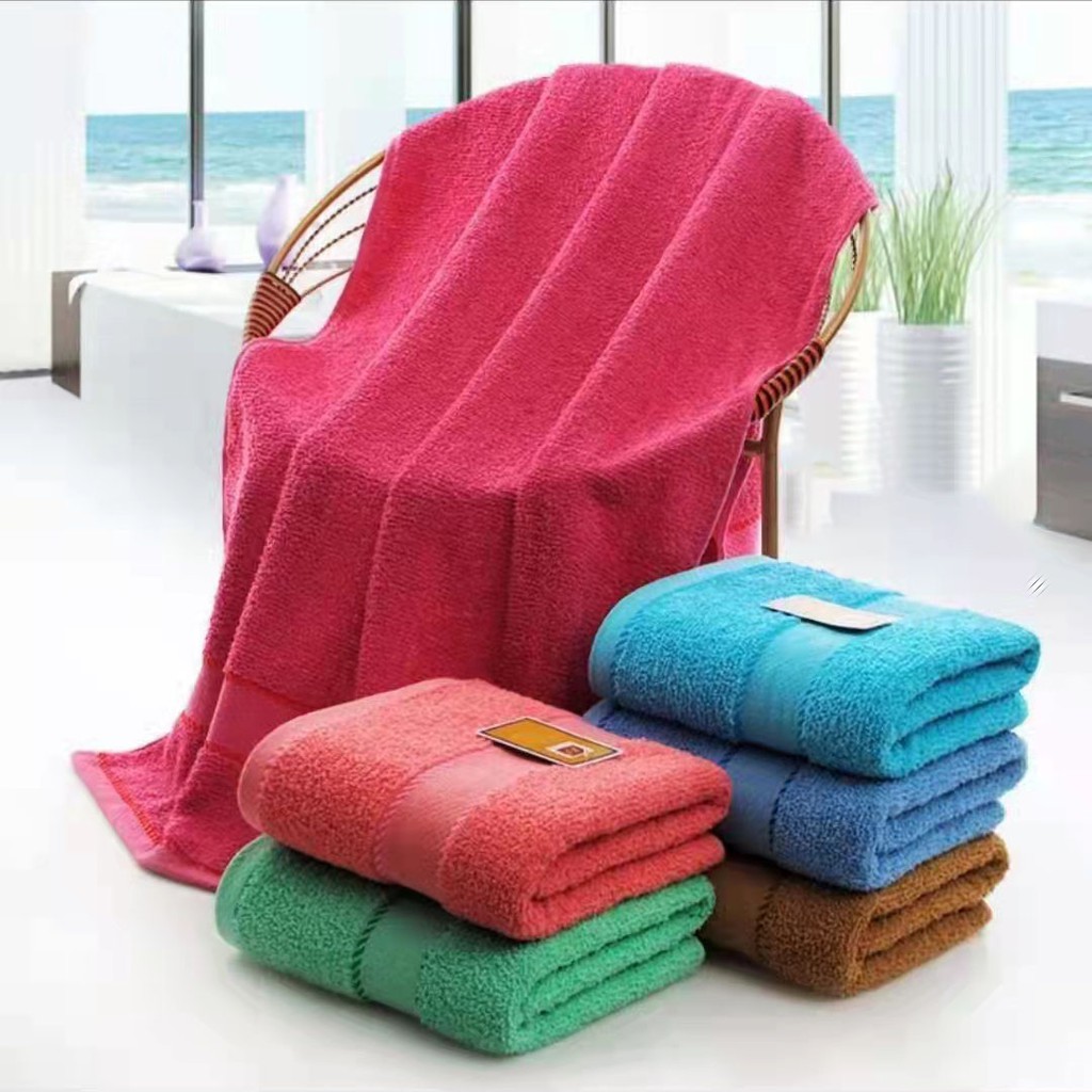 plain cannon bath towel (70x140cm)assorted color