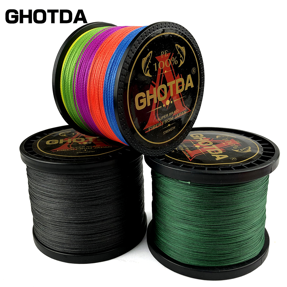 GHOTDA X12 Original 12 Braided PE Line Multicolour High Stengthe