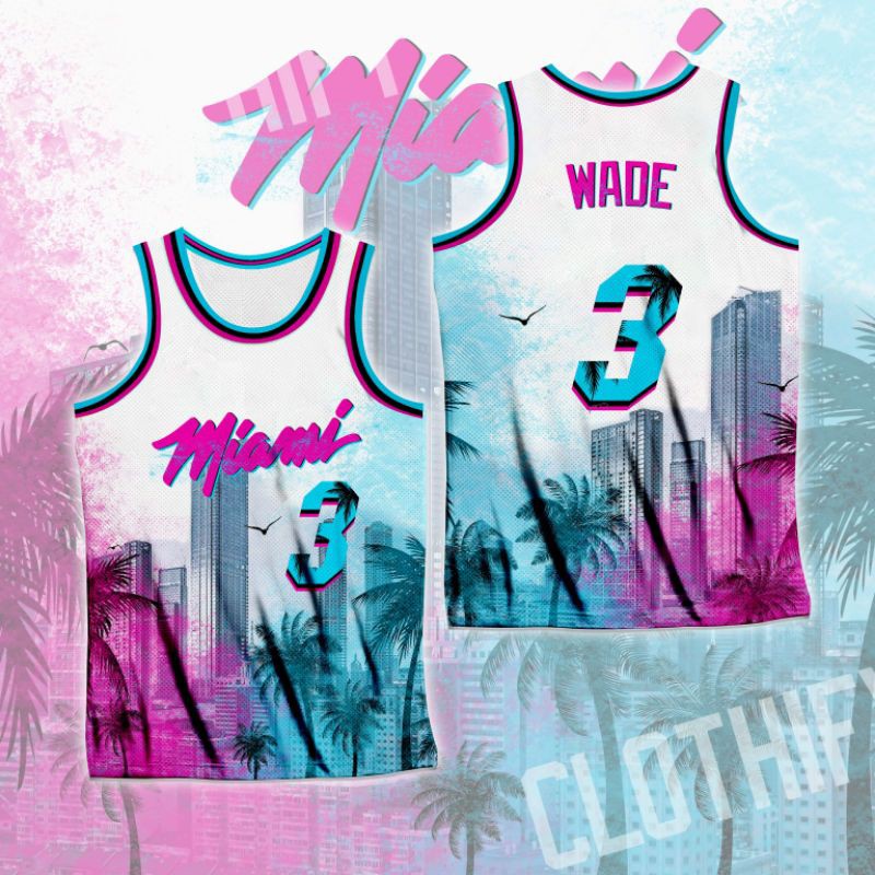 Miami heat cheap jersey design