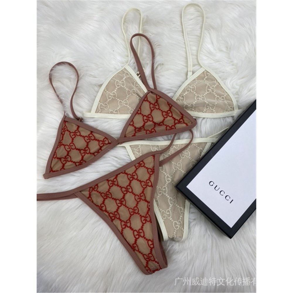 Brand Luxury design gucci lingerie sexy Women Lace Bikini bodysuit bralette  balloon