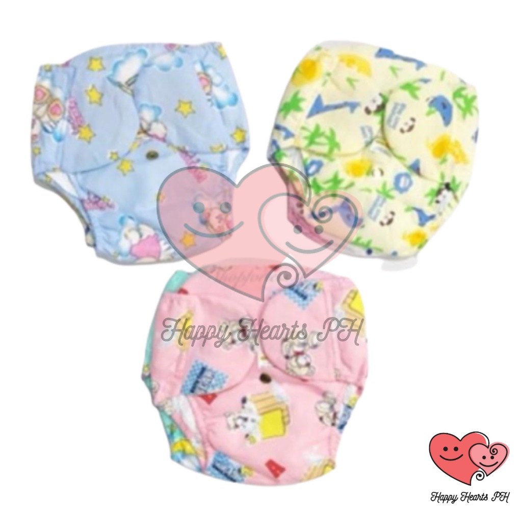 Plastic Diaper Panty for Newborn Infant Baby (WASHABLE) - FREE SIZE
