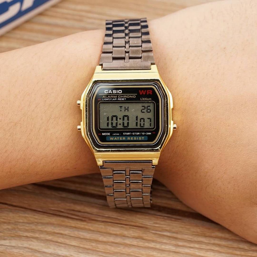 Casio vintage couple gold silver Couple watches watch Shopee