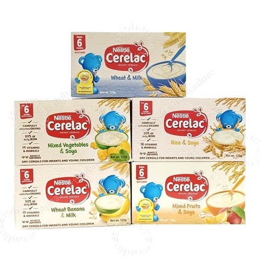 CERELAC Mixed Vegetables & Soya Infant Cereal 120g