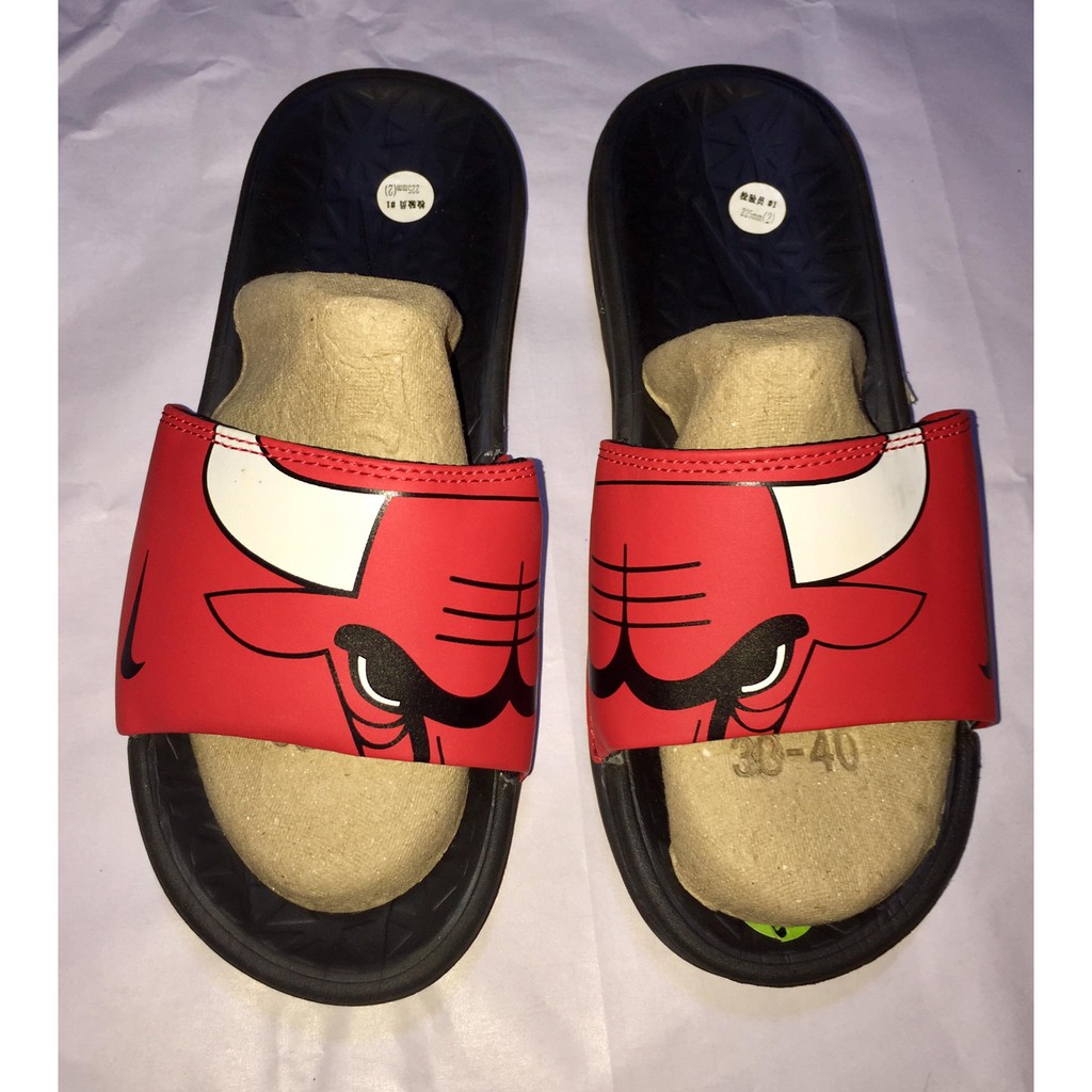 Chicago bulls nike slides sale