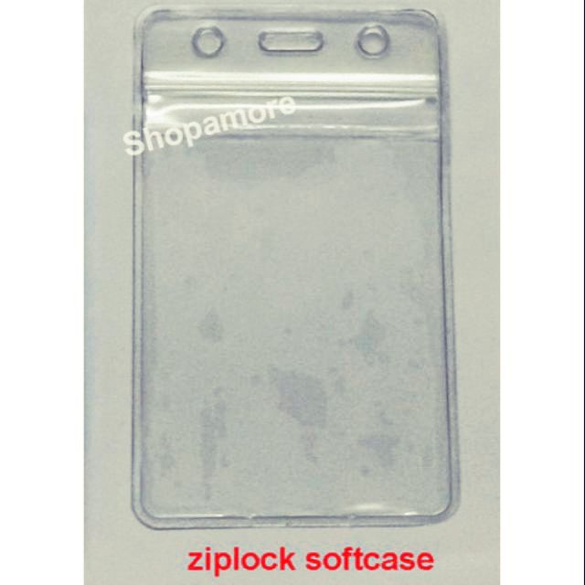 50 pcs Clear ID Holder- Ziplock Type | Shopee Philippines