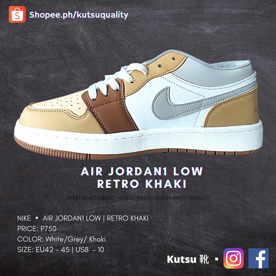 Air jordan outlet 1 khaki