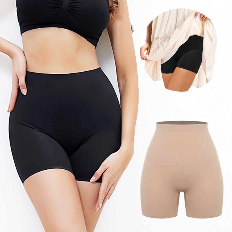 Womens High Waist Tummy Control Slips Seamless Skirt Half Slip Underwear  Shapewear Body Shaper Butt Lifter Petticoat Underskirt