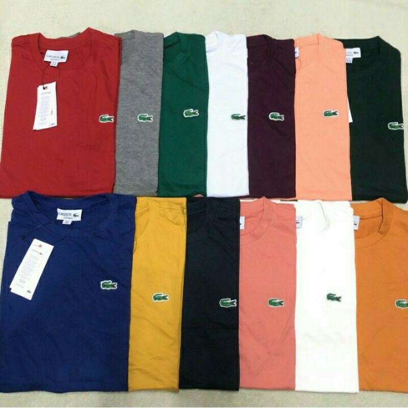 Lacoste plain tshirt overruns made in Bangladesh Shopee Philippines