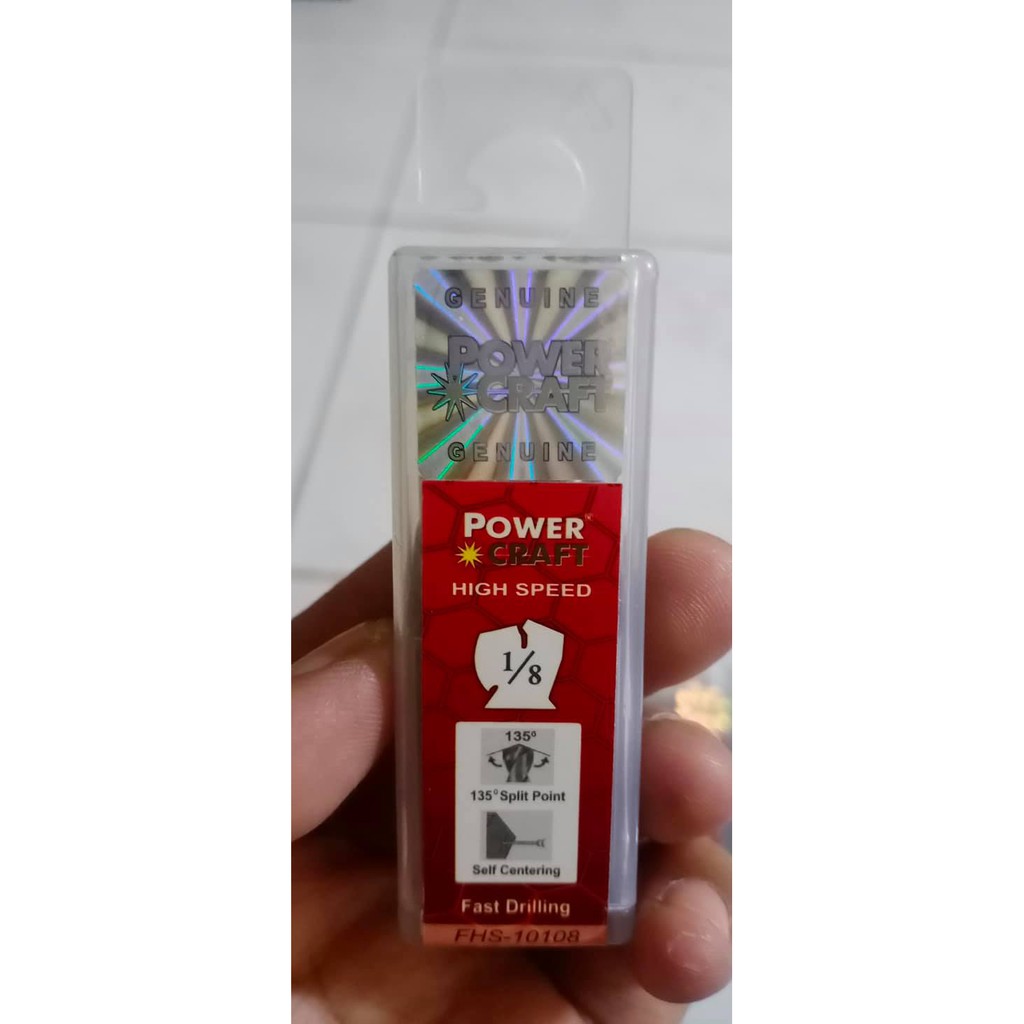 Power craft best sale drill bits