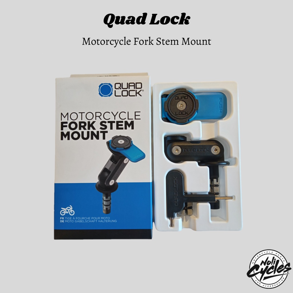 Quad Lock Motorcycle Fork Stem Mount