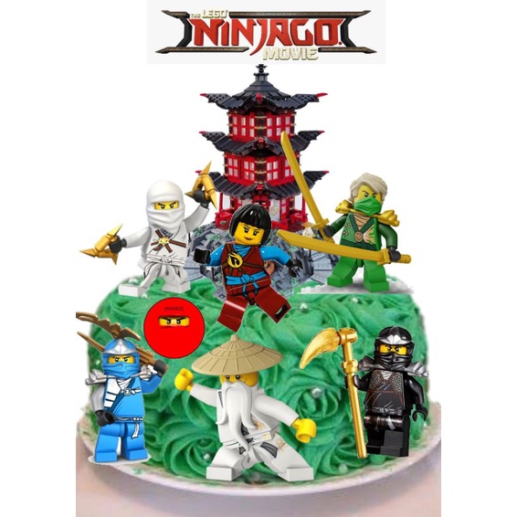 Lego ninjago cake online decorations