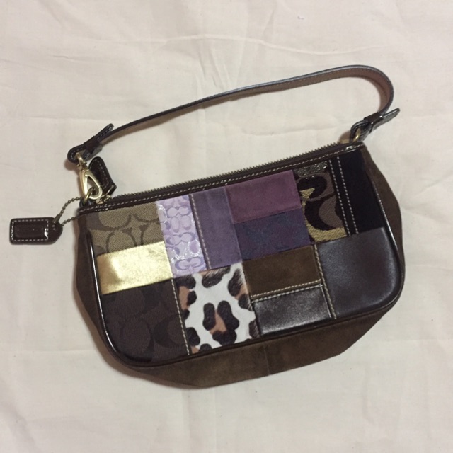 Coach sales patchwork tote