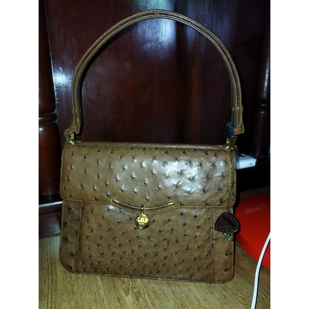 Coach hot sale ostrich handbag