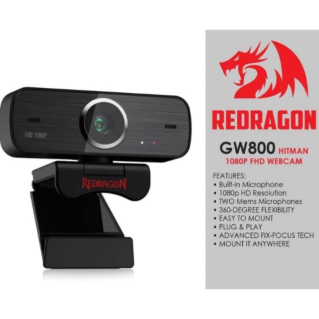 Redragon Hitman usb streaming webcam Shopee Philippines