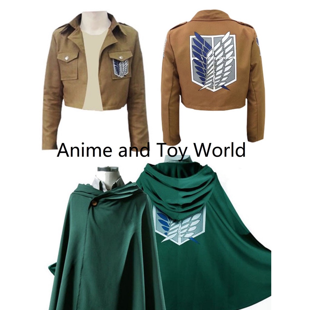 Cheap Japanese Anime Attack on Titan Hoodies Jacket Sweatshirt