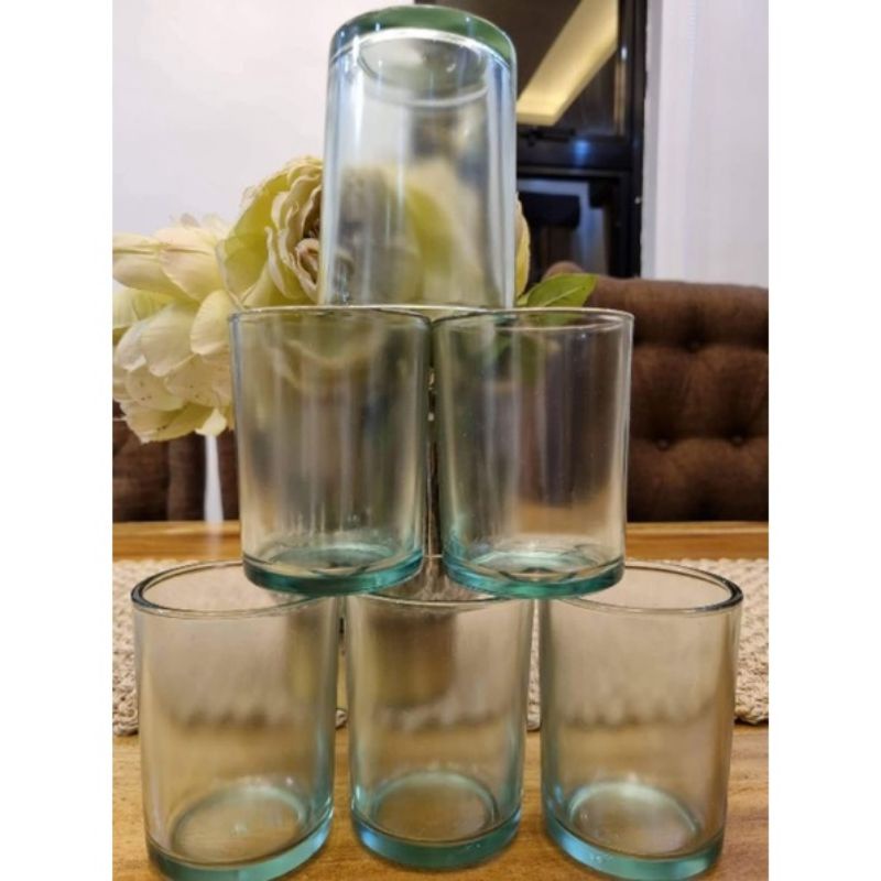 Plain drinking shop glasses