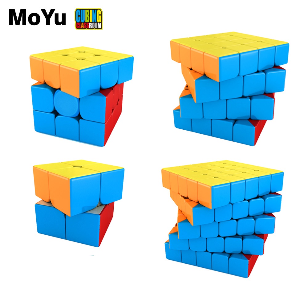 Moyu Cubing Classroom Meilong 3/3C 3x3 Magic Stickerless 3 Layers Speed  Cube Professional Puzzle Toys