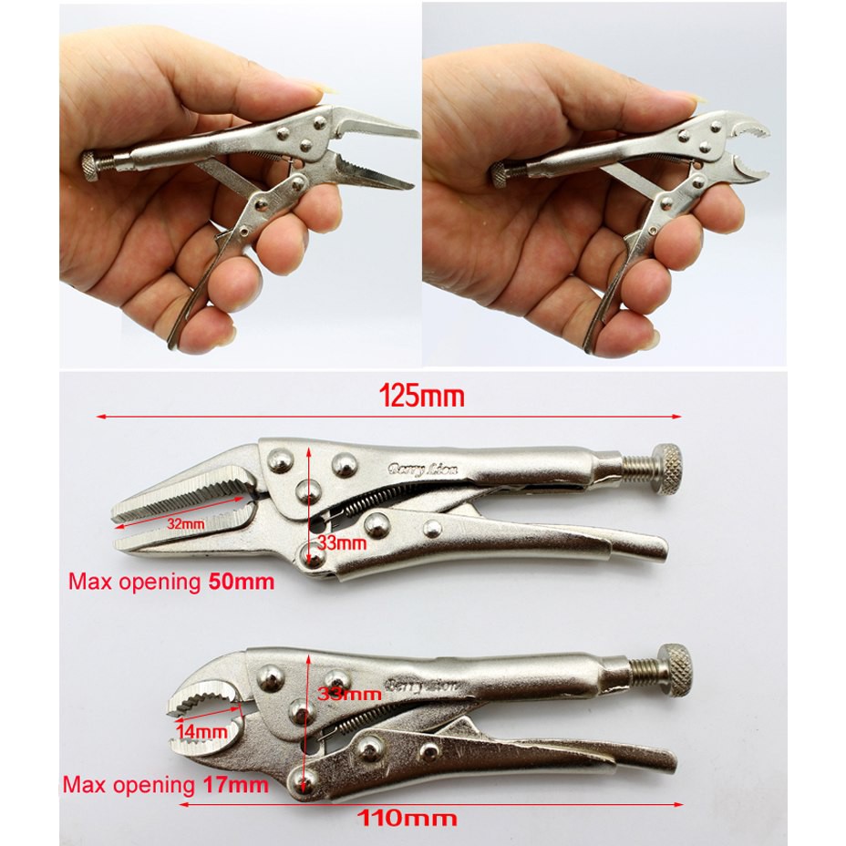 Mini vise deals grip pliers