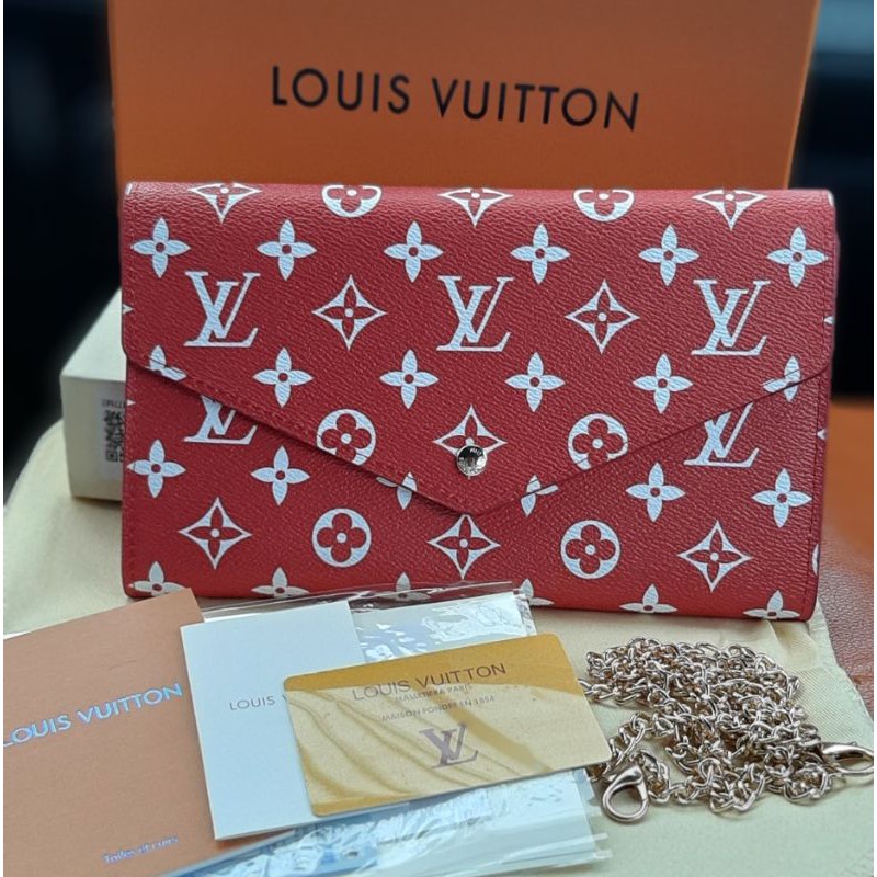 LV Envelope sling bag with dust bag care card , with box