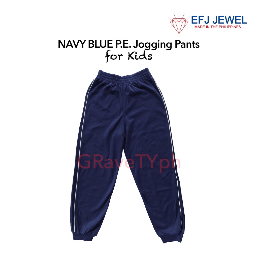 Childrens navy blue sales jogging bottoms