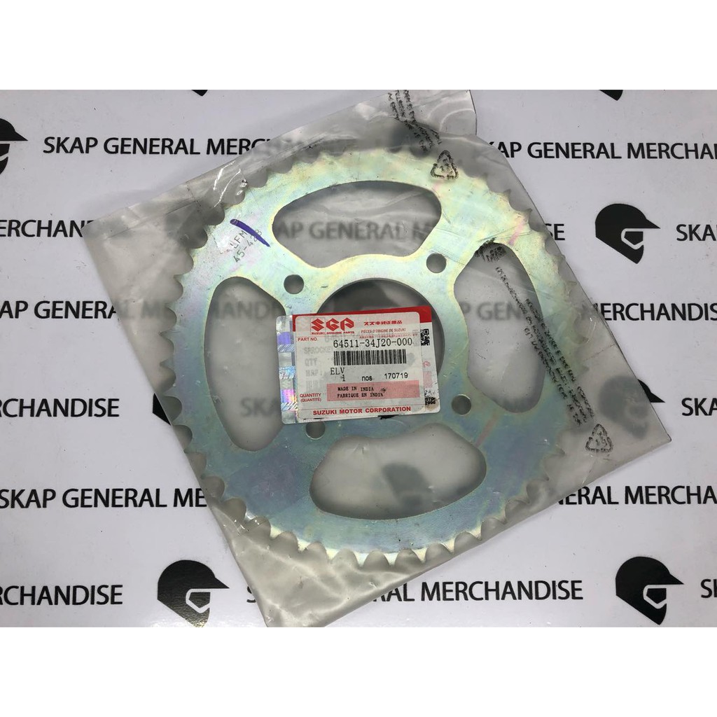 Gixxer chain sprocket hot sale