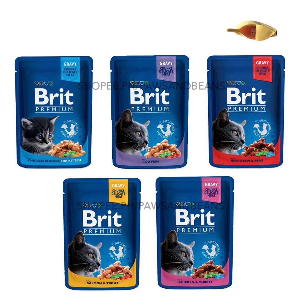 brit wet cat food