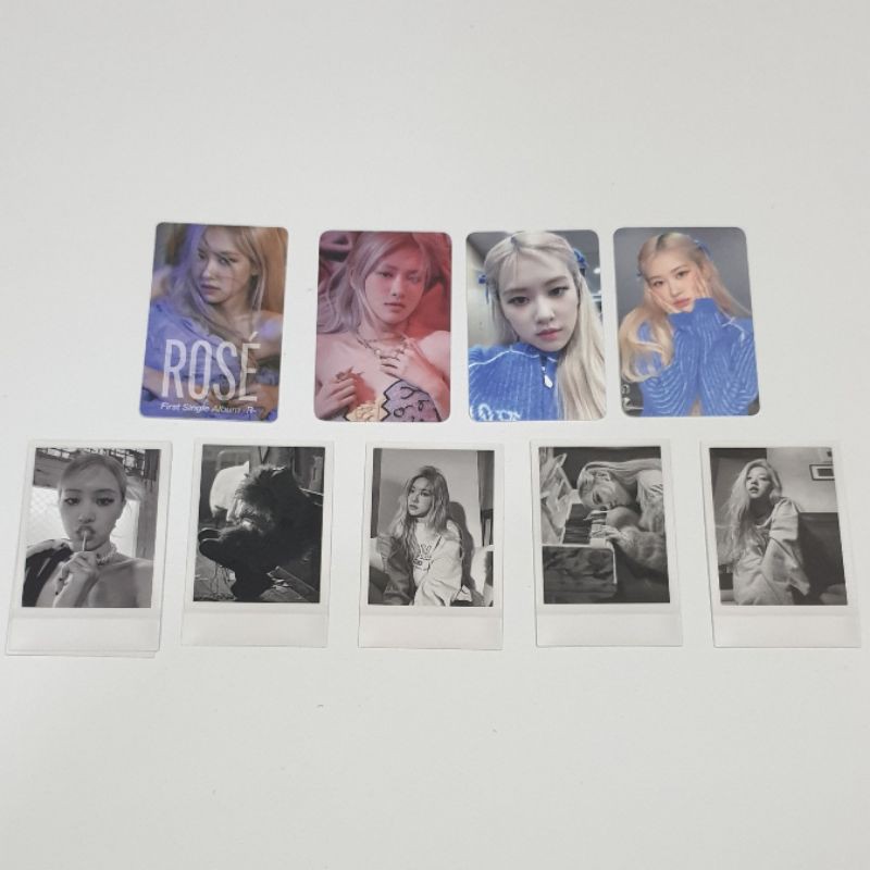 Official ROSE (Blackpink) Photocard/Polaroid from Album - R 