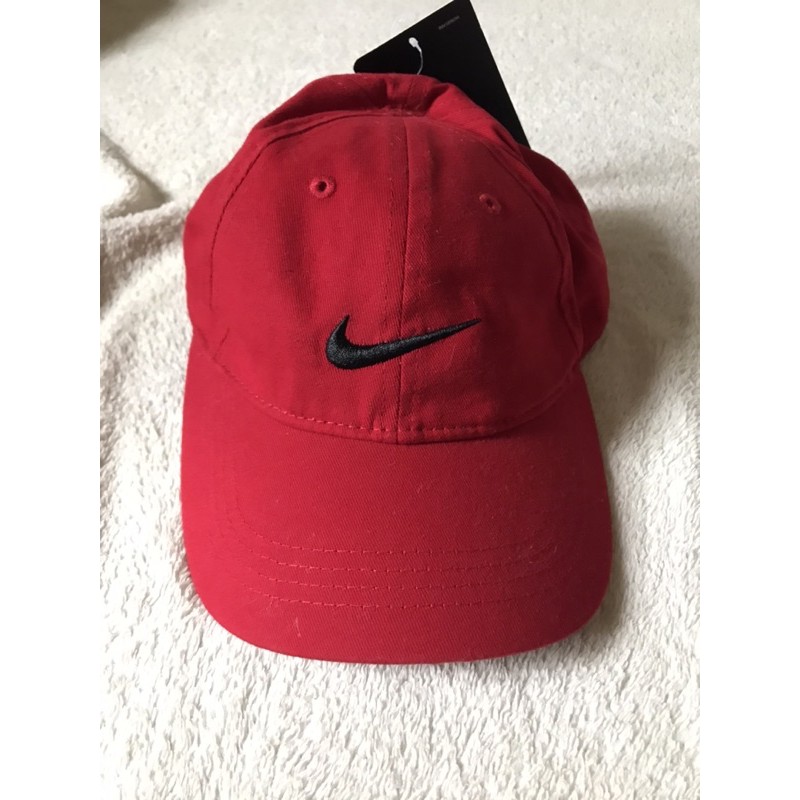 Red NIKE baseball cap