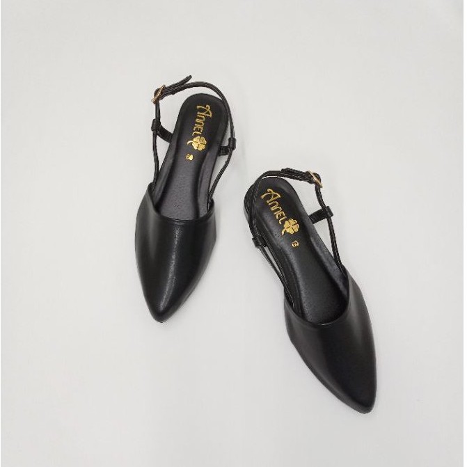 Black dress shoes store 1 inch heel