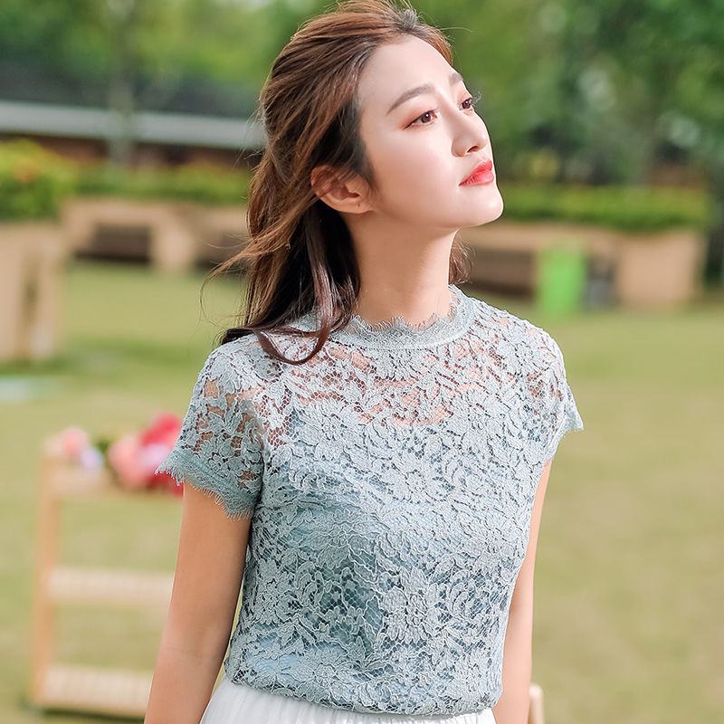 Korean lace sale blouse